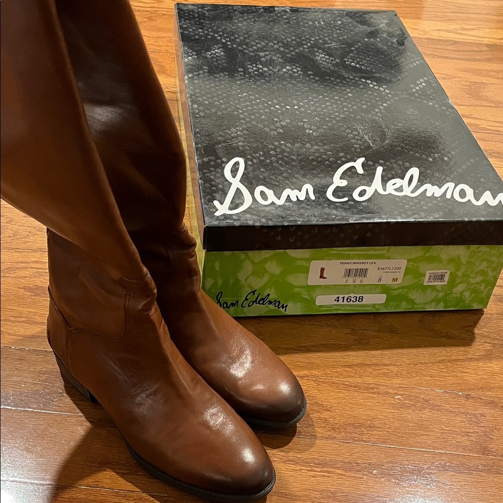 Sam Edelman Whisky Leather Riding Boots